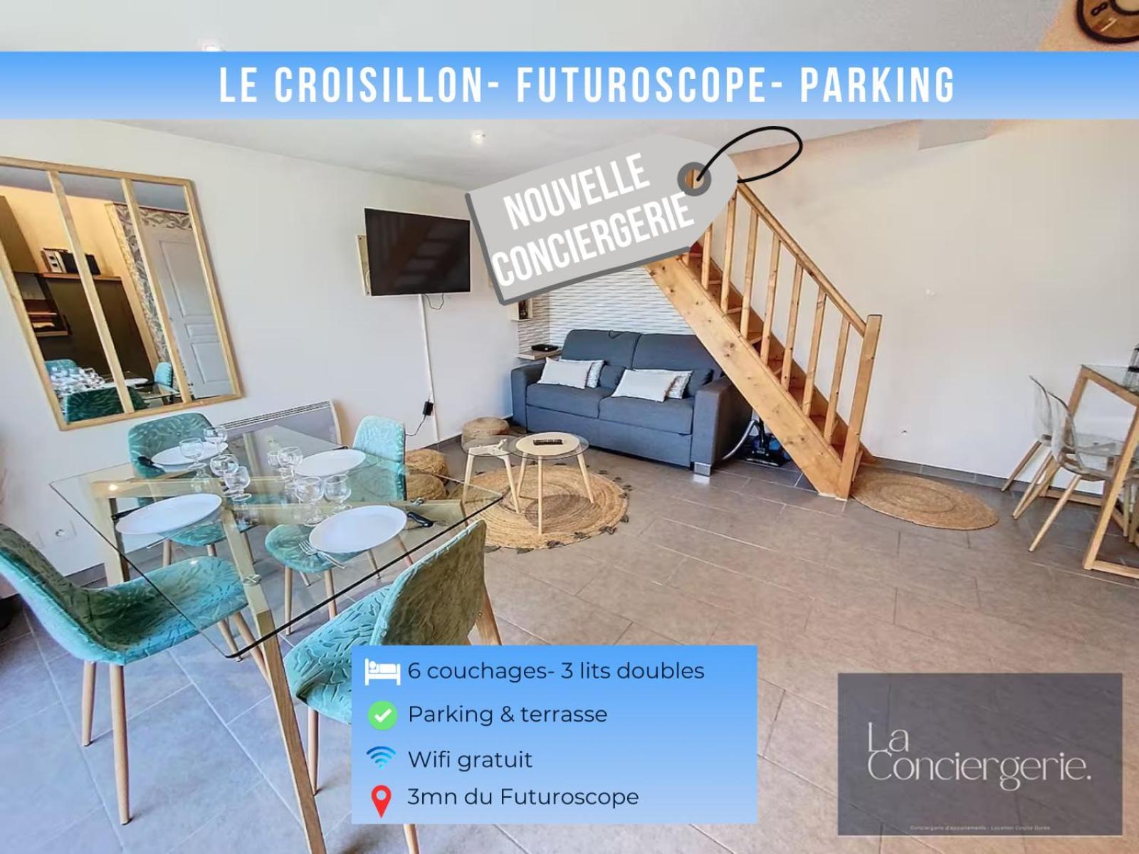 Le Croisillon -Futuroscope-Parking-Laconciergerie Chasseneuil-du-Poitou Eksteriør billede